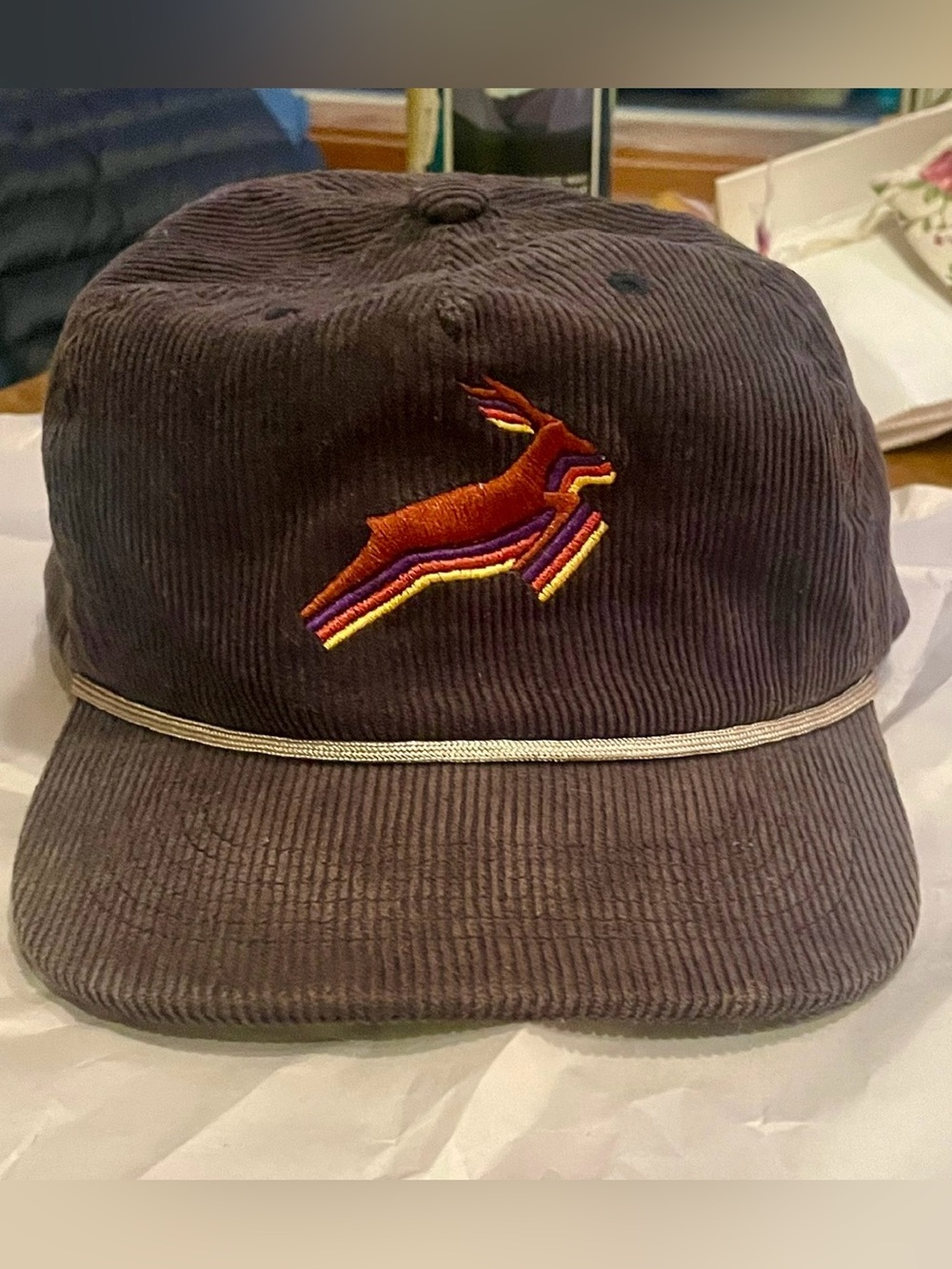 Phish Snap Back Corduroy Antelope Hat.